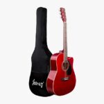 Acoustic Guitar, 38 Inch Cutaway (TBS Transparent Blue Sunburst)